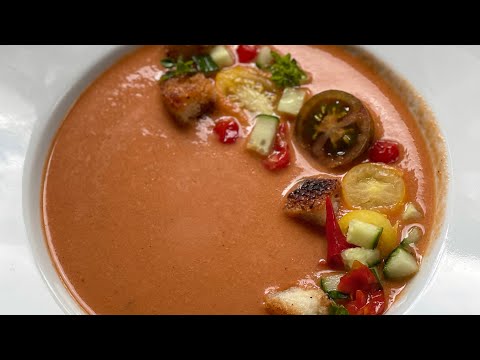 تصویری: پخت سوپ گزپاچو به زبان اسپانیایی