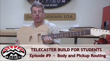 Telecaster Build - Part 9 - Body and Pickup Routing