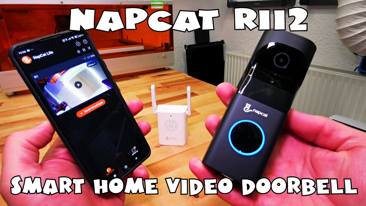 NAPCAT R112 5MP Akku Türklingel mit Kamera - YouTube