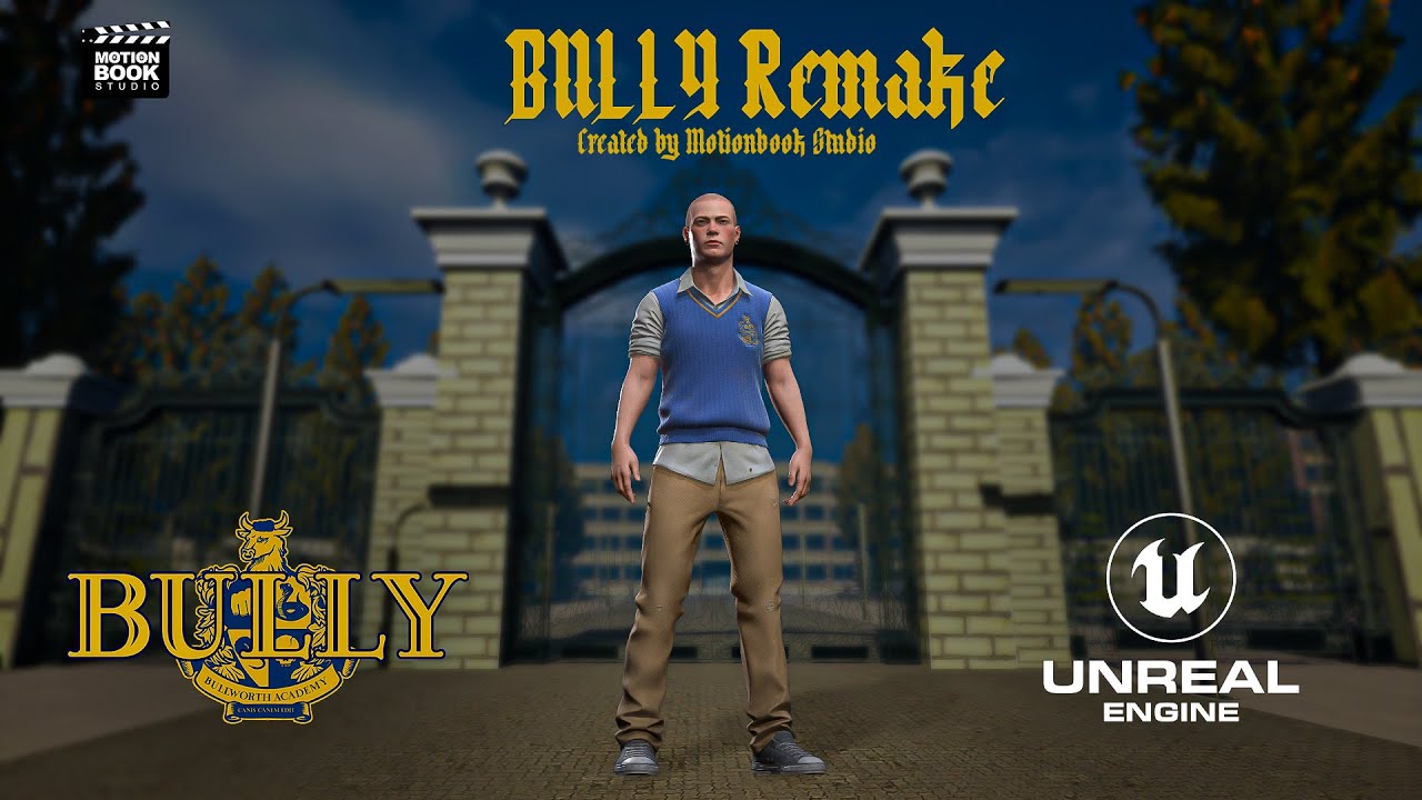 BULLY: Original Vs Unreal Engine 5 Remake 2022