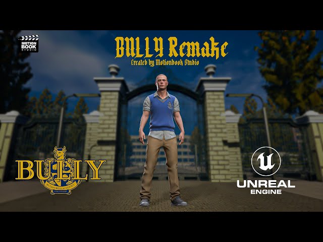 BULLY GANHA REMAKE na UNREAL ENGINE 5 com TRAILER IMPRESSIONANTE 