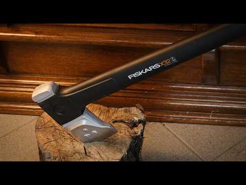 Ascia da spacco Fiskars X 32. Recensione e prova. Come scegliere l'ascia da spacco?