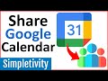 Google Calendar Sharing Quiz