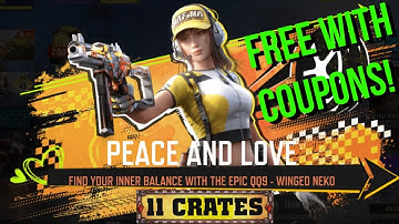 *NEW* PEACE & LOVE CRATE!! MANTA RAY Subtropical + QQ9 Winged Neko & more - Call of Duty Mobile
