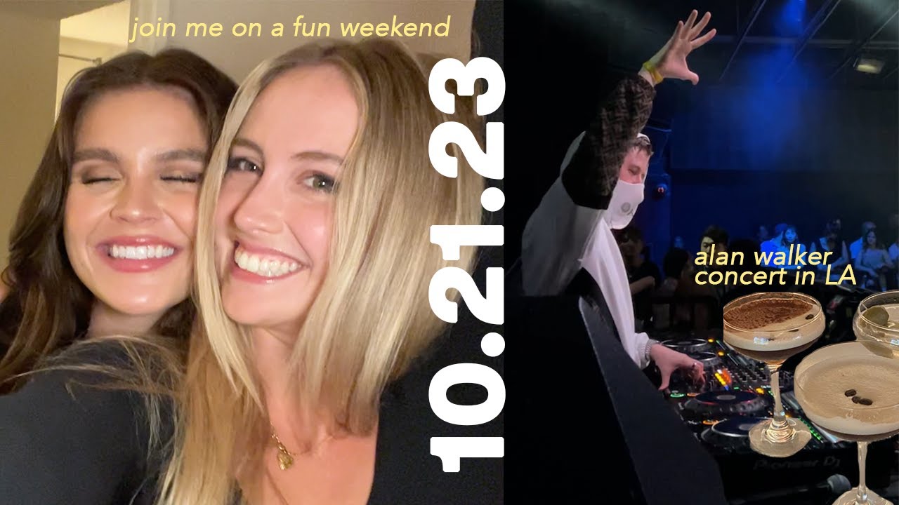casual fall vlog  DJ set in LA, staying healthy realistically while enjoying life