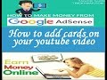 How to add cards to youtube videos 