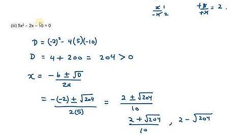 1  Find the whether the following equations have real roots  If real roots exist, find  8x2 + 2x – 3