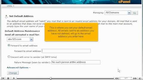 How to create a default (catch-all) email account in cPanel
