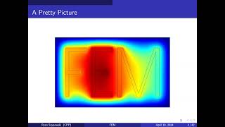 Seminar: Approximating Solutions to PDEs with the Finite Element Method: Theory and Practice