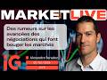 📈 MarketLive : Analysons les dernières tendances graphiques des marchés | IG x ALexandre Baradez