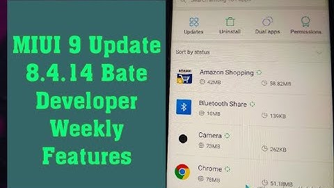 MIUI 9 Updated 8.4.12 Beta Developer Weekly Features!! Hindi