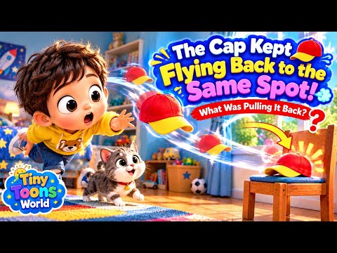 🧢 The Cap Kept Flying Back to the Same Spot! 😳💨 | What Was Pulling It Back? | Kids Mystery