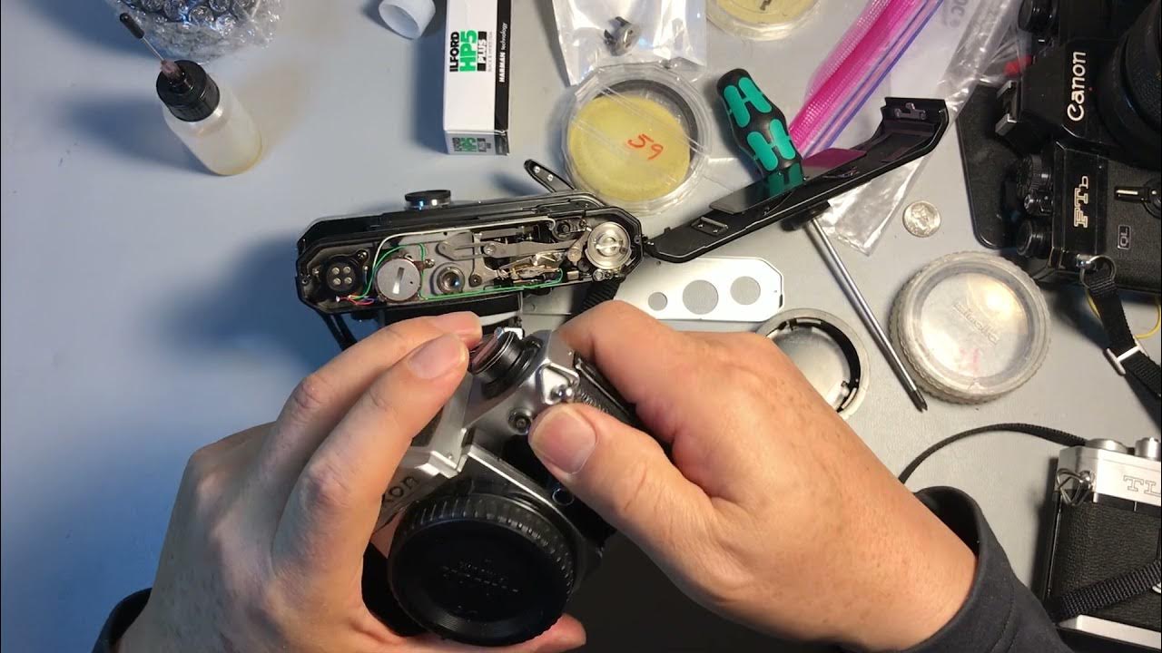 Nikon FM2 Repair Remove Stuck Lens and Fix Stuck Shutter 1 YouTube