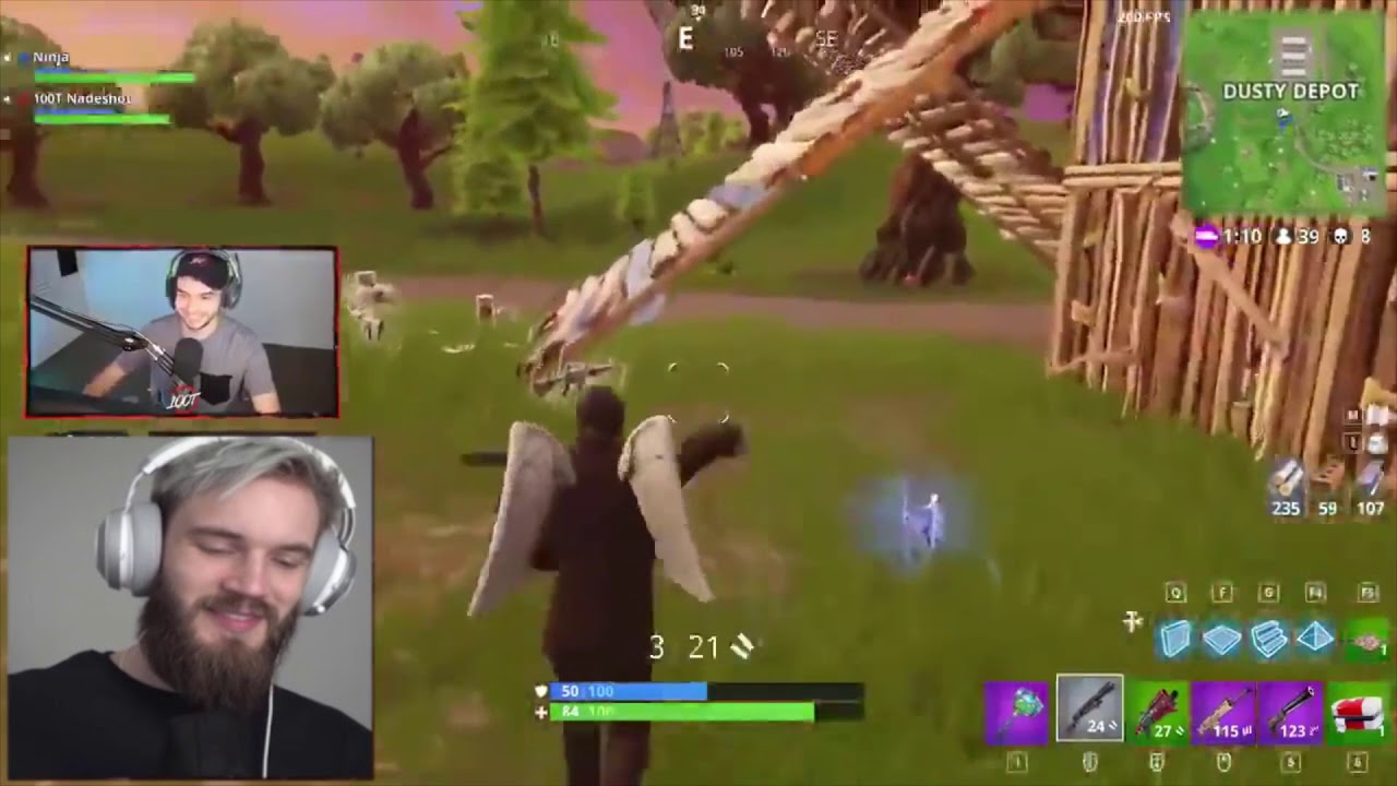Pewdiepie Reacts to Ninja Saying the N word
