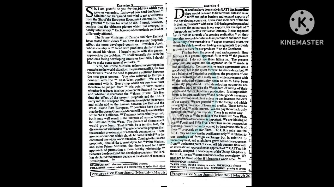 Progressive march 2026 ex 5-6 @ 91 wpm