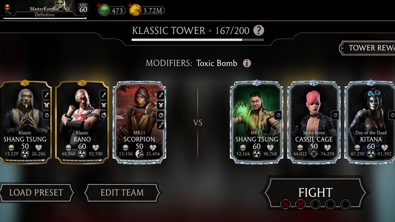 🔥Klassic Tower 167, 168, 169 Fights + Rewards Opening ☠️ Mortal Kombat Mobile Gameplay