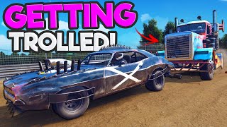 We Got TROLLED By MASSIVE CARS in Wreckfest Multiplayer!