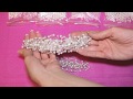 Украшение для волос из бусин, жемчуга и проволоки. Bridal hair jewelry.