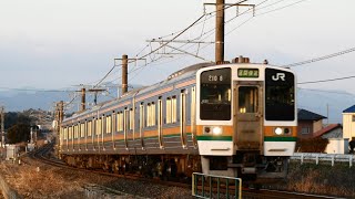 関西本線 井田川〜加佐登にて 211系 K51編成