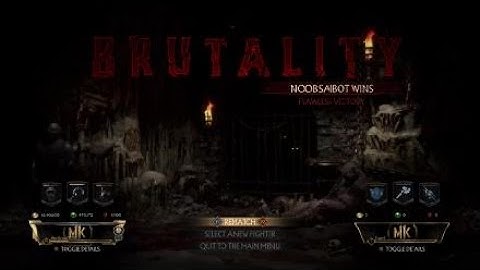 Mortal kombat 11 noob saibot brutality tutorial:  running man