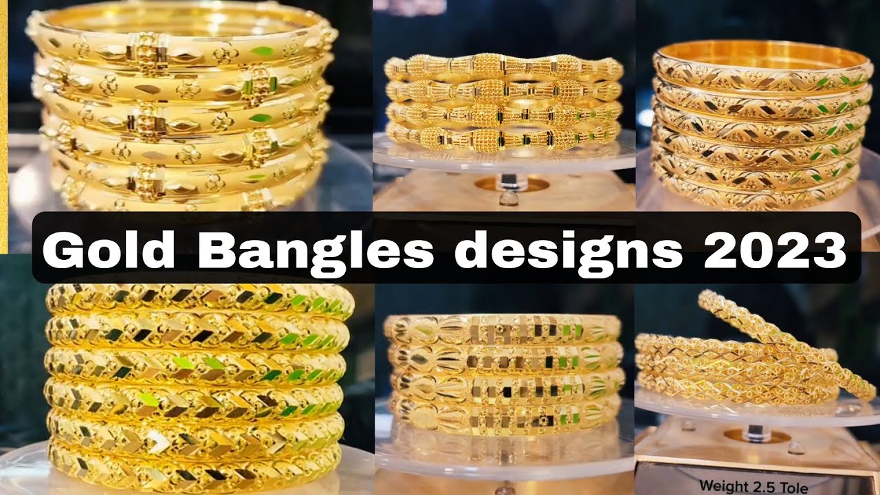 Gold Bangles designs 2023 | Gold bangles New designs  | Glorious Jewelry