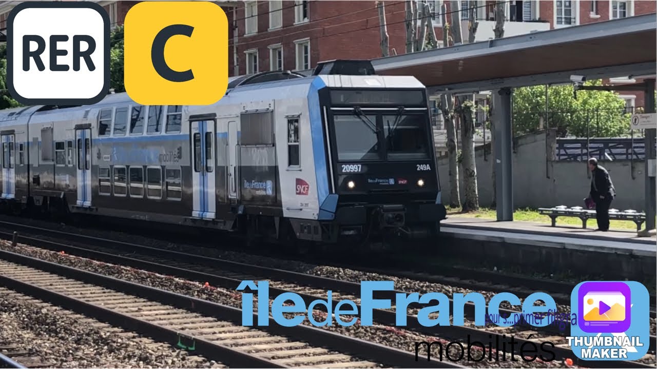 [RER C] Arriver + départ d’un UM Z20900 IDFM / Carmillon + passage ...