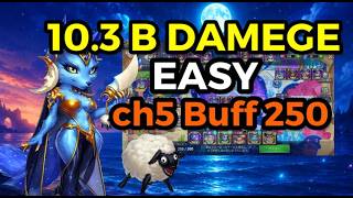 【HERO WARS】Chapter 5 Buff 250 10.3B Damage | Somna Event