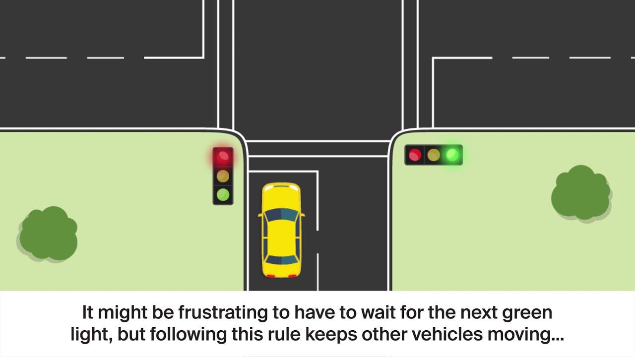 Blocking an Intersection Victorian Road Rules RACV YouTube