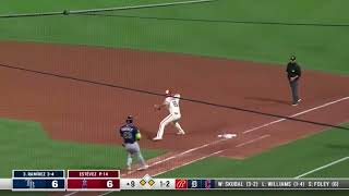 Angels Turn A Ninth Inning TRIPLE PLAY vs the Rays!