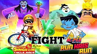 Little Singham Vs Rollno21kris run gameplay #littlesingham #rollno21 #Androidgames #andriodgameplay screenshot 4