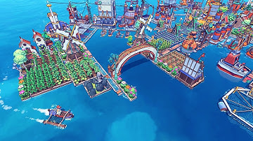 Flotsam | Ep. 5 | Building New Floating City in Flooded Apocalypse Wastelands | Flotsam Gameplay