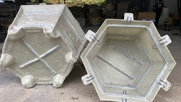 Cải tiến khuôn lục giác 1m có ốc bắt tấm đáy siêu dễ làm giá rẻ nhất thị trường.