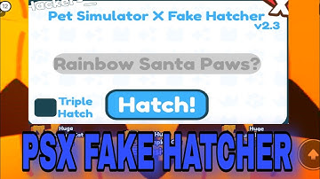 PET SIMULATOR X FAKE HATCHER ARCEUS X