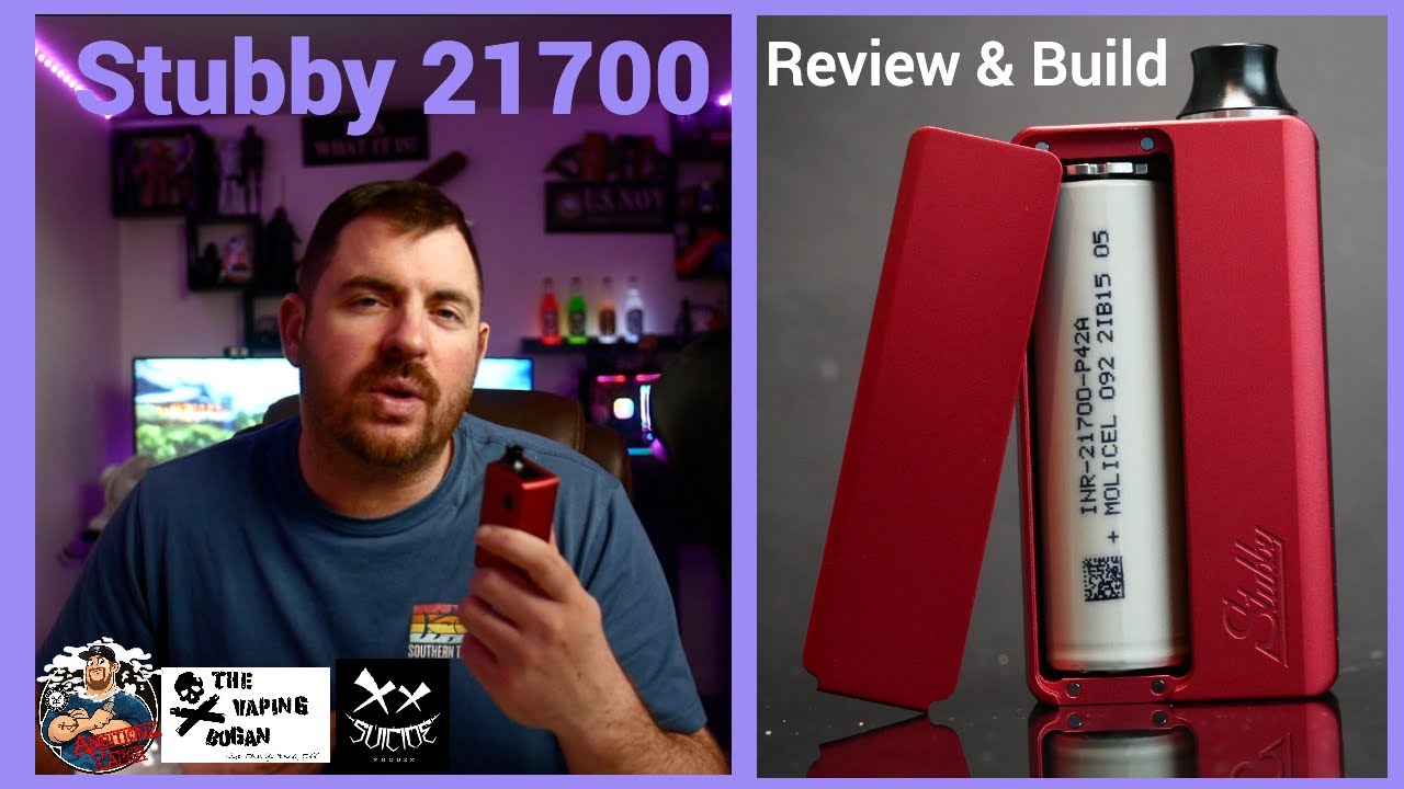 Stubby 21700 Review & Build | Vaping Bogan, Suicide Mods & O🔥rca Vape