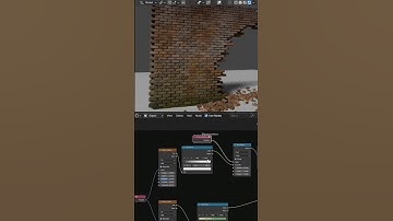 I made a Geo Node Brick Wall in Blender