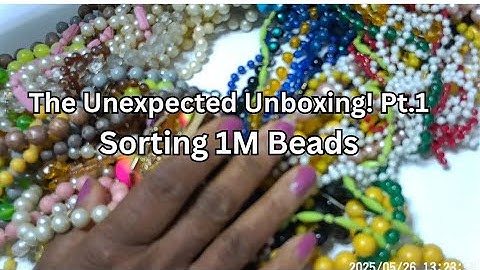 The Unexpected Unboxing 1M Bead Sort Pt.1