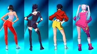 Fortnite Criminals Emote With Evie Erisa Faye Valentie Lennox Rose Skin Thicc Who Won ?