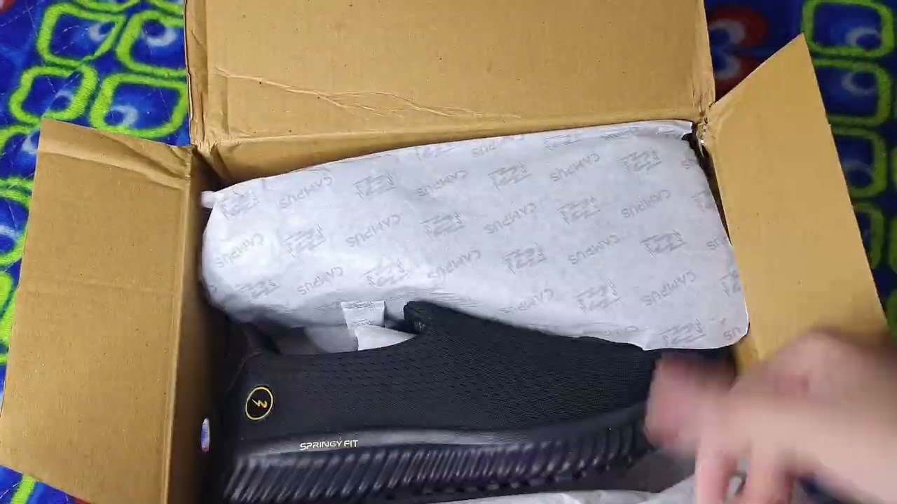 CAMPUS OXYFIT PRO Walking Shoes For Men (Black)