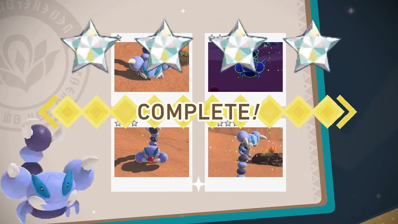 How To Get 1 To 4 DIAMOND STARS For Skorupi! New Pokemon Snap!