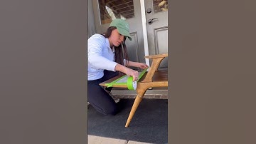 Incredible Furniture Restoration!! 🤯 Products listed in description! #shorts #furnitureflip
