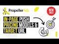 Video 2: How to launch first In-Page Push campaign: Pricing Model and User Activity Targeting