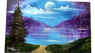 #48. moon over lake for beginners