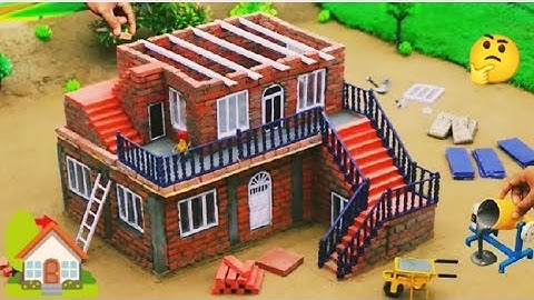 diy tractor Build a mini concrete bridge using rc tractor science project | @manocreater