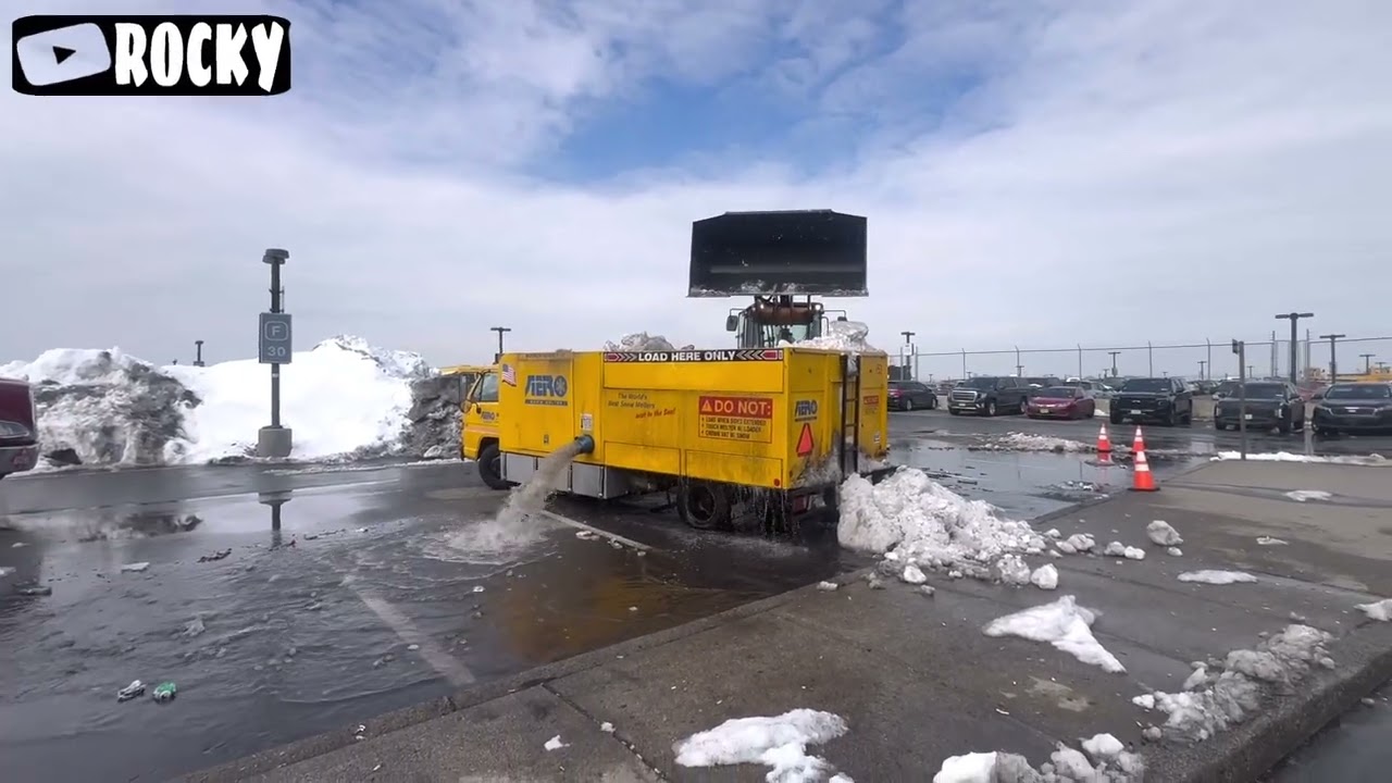 Olha Isso! Caminhão Triturador de Gelo( Neve Solidificada).