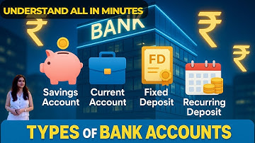 Types of Bank Accounts Explained | Savings, Current, FD & RD | Banking Basics in Hindi