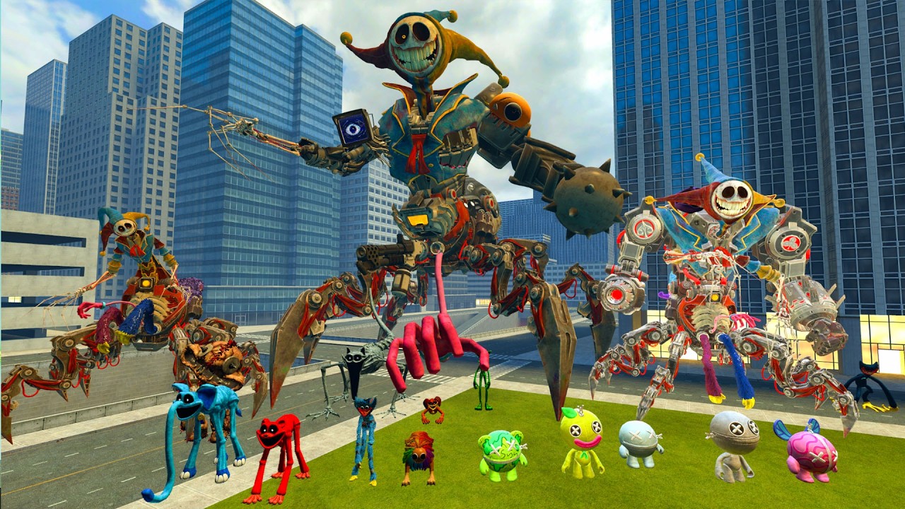 SURVIVING THE MERGED PROTOTYPE & CATNAP vs ALL CHAPTER 5 MONSTERS! (FINAL WAR)  Garry’s Mod