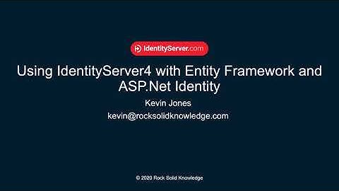 How to add ASP.NET Identity and Entity Framework Support for your IdentityServer4 Solution
