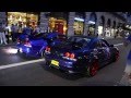 2 skylines spit flames  gumball 3000  2014