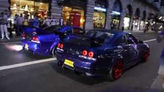 2 SKYLINE'S SPIT FLAMES | GUMBALL 3000 - 2014