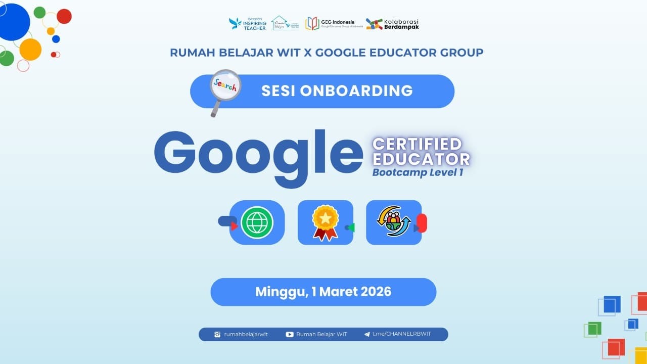ONBOARDING | Boothcamp Google Certified Educator : RBWITxGEG